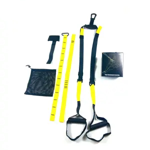 Adjustable gym straps suspension trainer