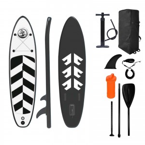 Inflatable Stand UP Paddle Board Everything Included ISUP, Adj Paddle, Pump, SUP Backpack, Leash, Bag, Non-Slip Deckpad