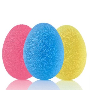 Soft TPE Wrist Training Ball Fitness Therapy Hand finger Grip Stress Ball Round or Egg Shape