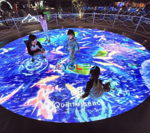 XYGLED Xinyiguang LED floor interprets the new walking experience, how amazing is it?