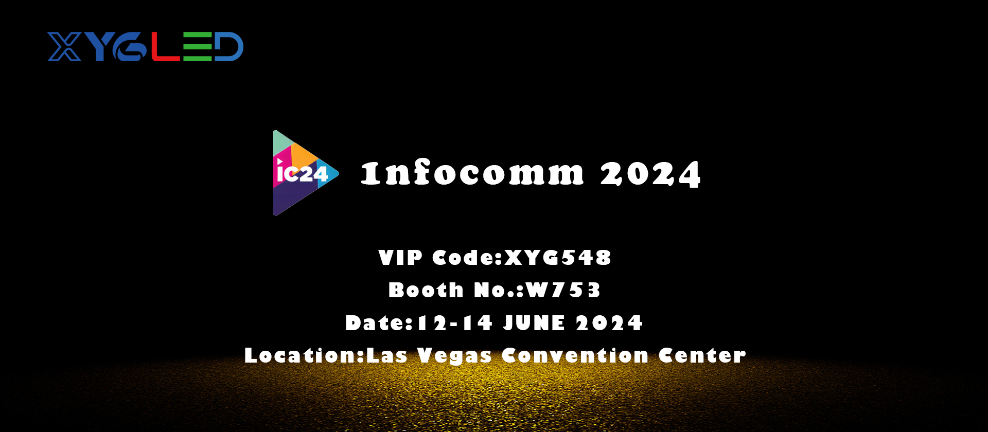 2024 infocomm exhibitor XYGLED-xin yi guang leading brand of led floor screen