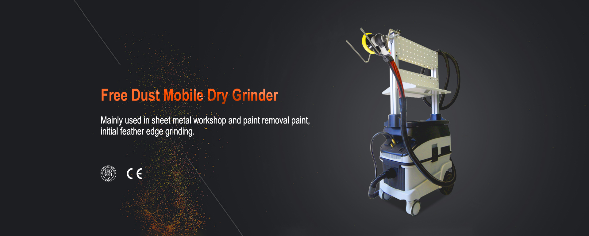 XYS Free Dust Mobile Dry Grinder