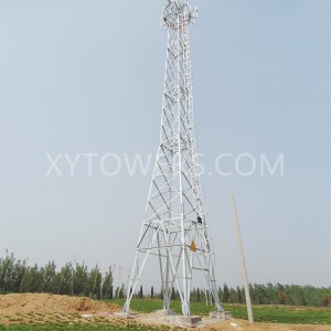 Telecom 4-Legged Galvanized Angular Steel Towers