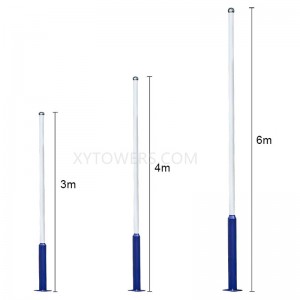 Free sample for Electric Light Tower Manufacturers - Outdoor Road Street Light Pole 3m 4m 6m Street Lamp Post – X.Y. Tower