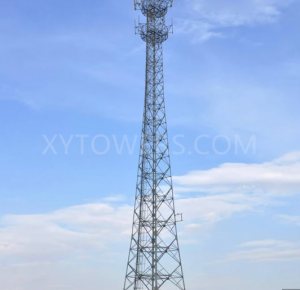 Self Supporting Mobile Telecom Antenna Galvanized Steel Lattice Tower
