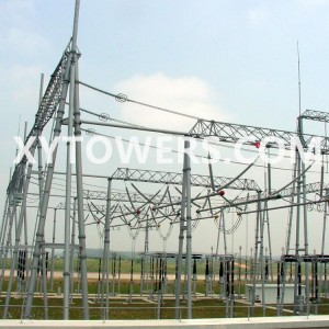 High Voltage 220KV Transformer Substation Structures