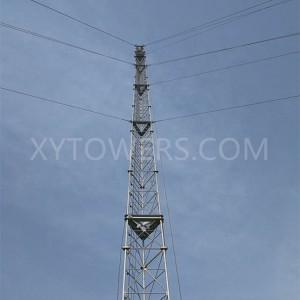 Galvanized Steel Guyed Wire Mast Communication Antenna Tower