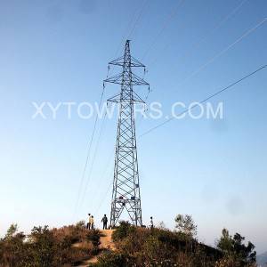 China Cheap Telescoping Antenna Pole Factory –  33kV double circuit transmission  line tower – X.Y. Tower