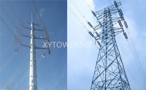 China High Quality Transmission Power Lines Factories –  Monopole Tower vs Lattice Type Tower Comparison – X.Y. Tower