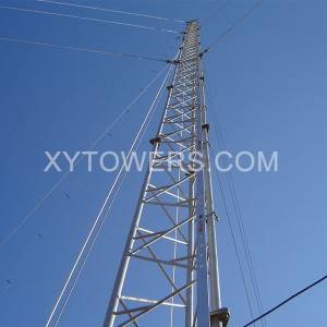 China Cheap Telecom Tower Suppliers –  35m guyed tower – X.Y. Tower
