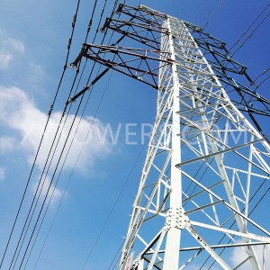 China High Quality Metal Light Pole Manufacturers –  220kV Electric Power Transmission Lattice Steel Tower – X.Y. Tower