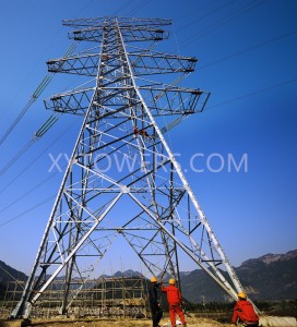 35kV DC Double Circuit Transmission Line Tower