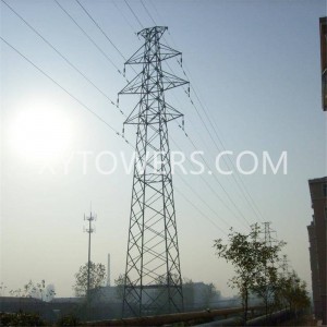 China Cheap Transmission Tower Design Manufacturers –  33kV Hot Dip Galvanized Electricity Angle Steel Tower – X.Y. Tower