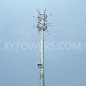 Circular Platform Antenna Wifi Telecommunication Pole