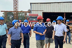 X.Y. TOWERS | District Chief Team Inspect Factory