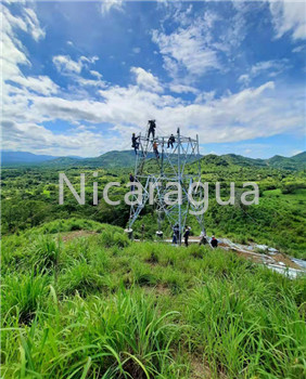 nicaragua 138kV steel lattice tower