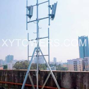 China New Product Megatro Cell Site Roof Top Tower