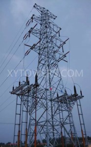 China High Quality Steel Pole Suppliers –  Hot Dip Galvanized High Voltage Power Transmission Terminal Tower – X.Y. Tower