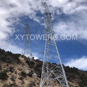 China High Quality Tv Antenna Pole Towers Factory –  132kV double circuit strain tower – X.Y. Tower