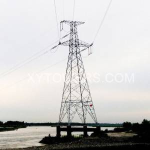 China Cheap Pole Band Suppliers –  132kV single circuit angle tower – X.Y. Tower