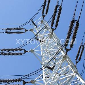 China High Quality Light Masts Factory –  500kV double loop angle tower – X.Y. Tower