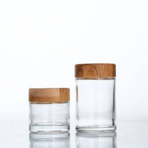 Wholesale Hot Sale Glass honey packaging Bottle Bird’s Nest with Cap
