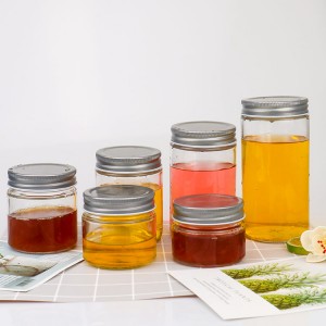 Wholesale round shape Honey Bottle storage jars