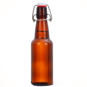 wholesale empty Amber beer Bottle with swing top