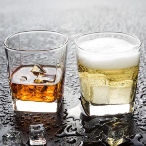 China square bar KTV beer glass crystal glass whisky foreign glass household water glass