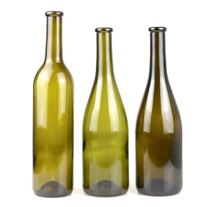 Customized 750ml large belly empty wine bottle Packaging Glass Bottle
