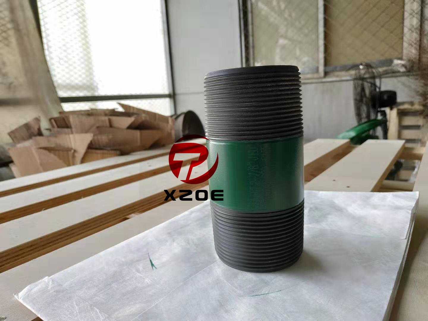 Factory Cheap Hot Pipe Sleeves - 2-7/8″8RD 6 J55 STD TUBING NIPPLE – Oilfield