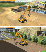 Three-degree-of-freedom multifunctional long-boom excavator simulator