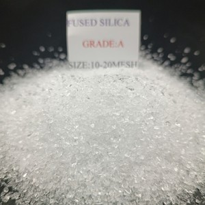 Fused Quartz Grain First Grade with High Purity Sio2 over 99.9% for Advanced Ceramics Products with Good Price (0.5-0.2 Mesh, 3-1Mesh,10-20Mesh)