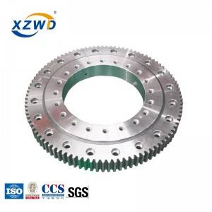 PriceList for Crane Slewing Bearing - large diameter four point contact ball turntable bearing for robot – Wanda