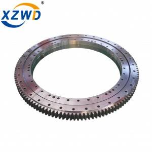 Wanda Double Row Ball Slewing Ring Bearing External Toothed Swing Bearing Geared Turntable Bearing