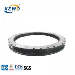 XZWD Smaller Diameter single row ball slewing bearing internal gear for replacement