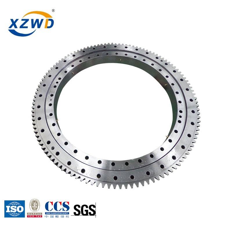 Wholesale Dealers of Single Row Ball Slewing Bearing -  4 point angular contact ball turntable slewing ring – Wanda