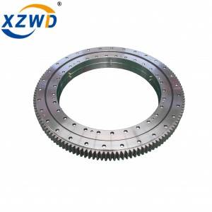 Hot New Products Crossed Roller Slewing Bearing - Wanda Double Row Ball Slewing Ring Bearing External Toothed Swing Bearing Geared Turntable Bearing – Wanda