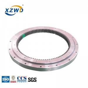 XZWD high speed single row ball four point contact ball slewing bearing
