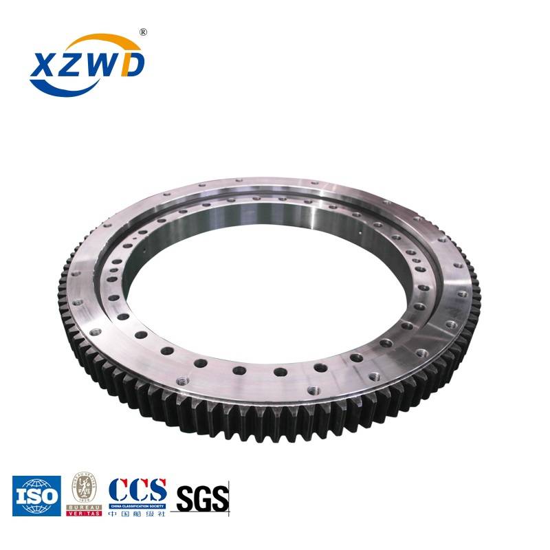 Manufacturing Companies for XZWD Slewing Bearing - XZWD 011.60.2800 External Gear Single Row Ball Slewing Ring for Crane – Wanda