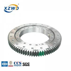 XZWD single row ball four point contact ball slewing bearing grease