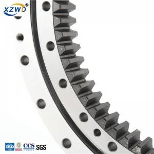 Internal tooth slewing bearing single row ball 4-point contact 013 series