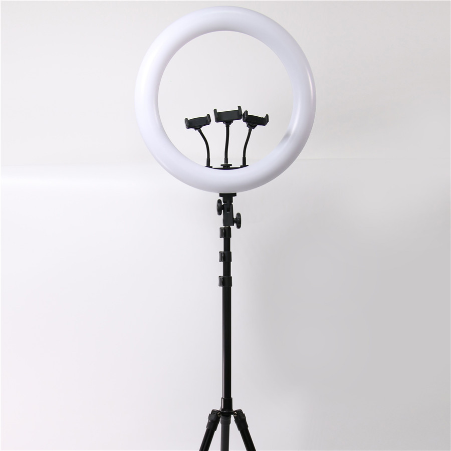 OEM China Selfie Desk Light - 18″ LED Ring Light with Tripod Stand and Phone Holder – Xinzhao