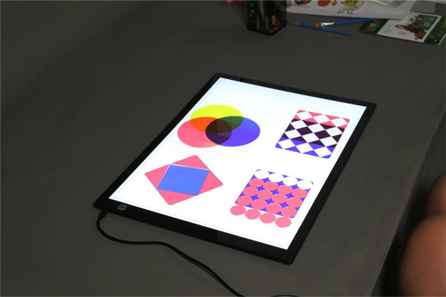 A3 Light Box For Drawing Portable Dimmable Brightness Led Light Pad Tracing  Light Board With Type-C Cable For Artists Drawing , Diamond Painting, Sten