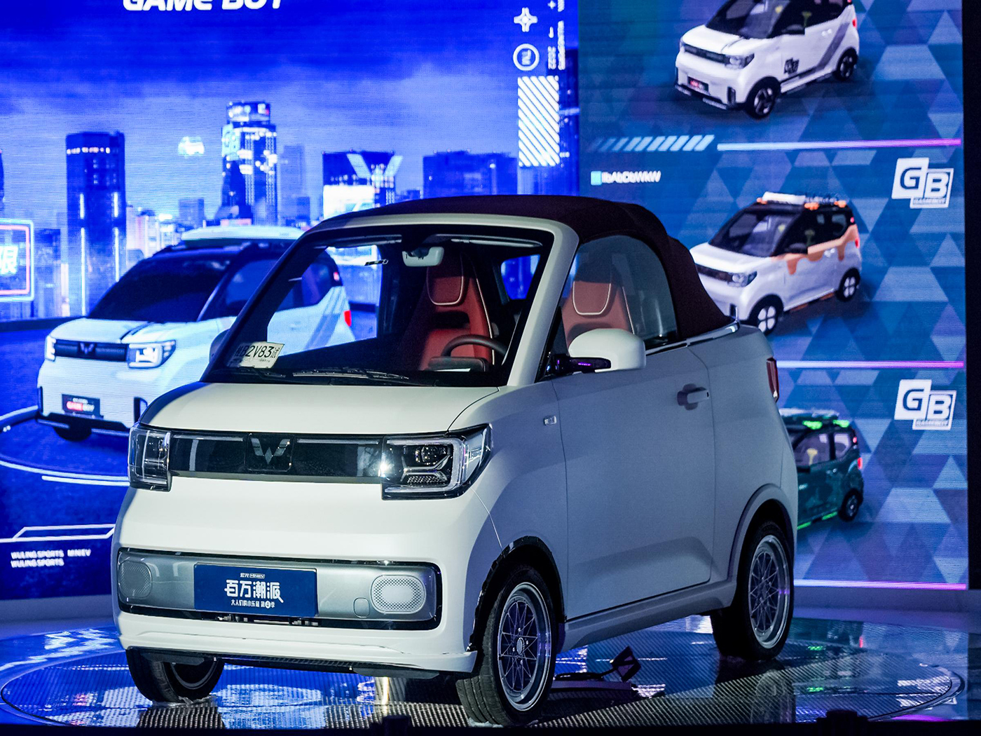 Wholesale Wuling Hongguang MINI EV endurance 300KM mini electric ...