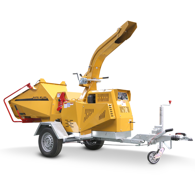 Towable 6 Inch 7 Inch Drum Wood Chipper With Hydraulic Feeding Featured Image