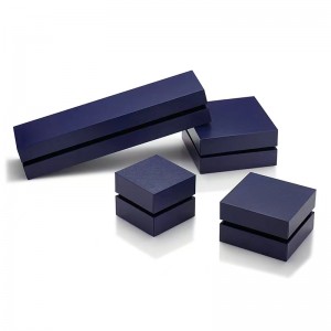 ມຸມຂວາກ່ອງ Luxury Pu leather Jewelry Packing Gift Box