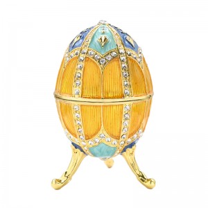 Luksuzna glasbena skrinjica za nakit Royal Vintage iz emajla