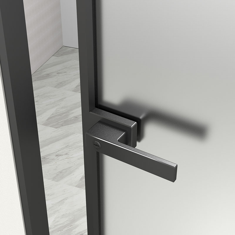 Minimalist Glass Door Lock For Slim Frame Glass Doors