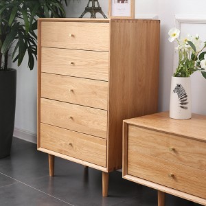 All Solid Wood Chest of Drawers Living Room Bedroom Nightstand#0103